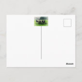 Lächle bitte! Niedliche Kühe Postkarte (Rückseite)