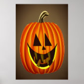 Lächle, dass ich ein glücklicher Kürbis bin | AI A Poster (Vorne)