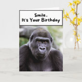 Lächle.. Es ist dein Geburtstag Karte (Gelbe Blume)