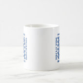 Lächle, es ist kostenlos kaffeetasse (Mittel)