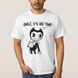 Lächle, es ist Tintenschreck-Zeit Cartoon-Tinte-Dä T-Shirt