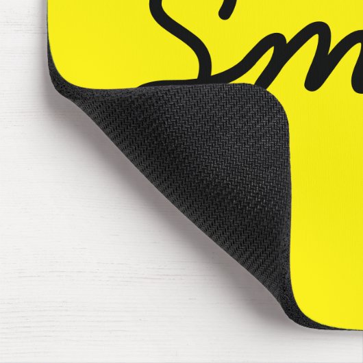 Lächle! Mousepad (Ecke)