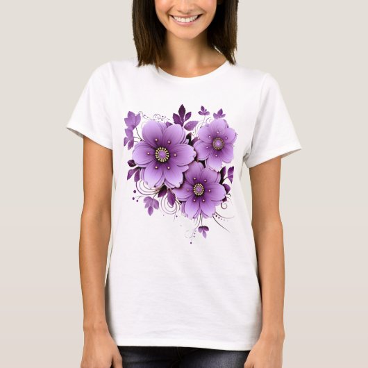 Lächle oft T-Shirt (Vorderseite)