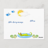 Lächle! Postkarte (Rückseite)