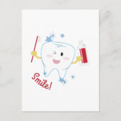 Lächle! Postkarte (Vorderseite)