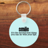 Lächle. Schlüsselanhänger (Vorderseite)