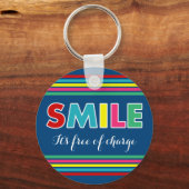 Lächle! Schlüsselanhänger (Vorderseite)