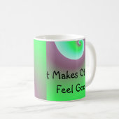 Lächle Sei Glücklich Kaffeetasse (VorderseiteRechts)