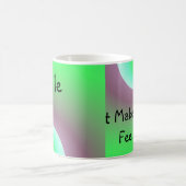 Lächle Sei Glücklich Kaffeetasse (Mittel)