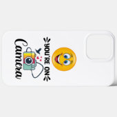 Lächle! Sie sind auf der Kamera Case-Mate iPhone Hülle (Rückseite (Horizontal))