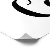 Lächle! Sie sind auf der Kamera Poster (Ecke)