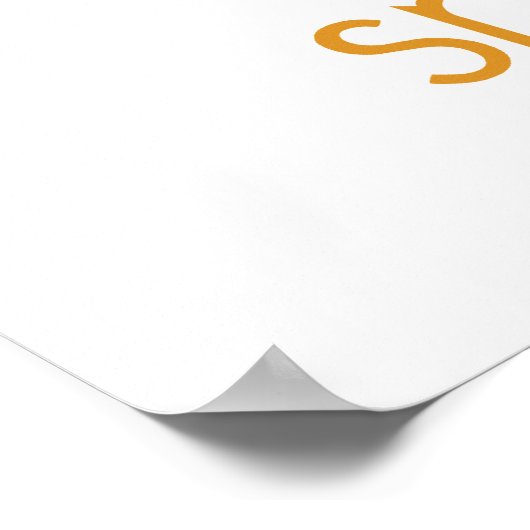 Lächle und Lass es Go Poster (Ecke)