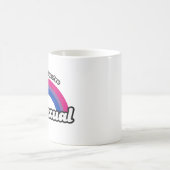 Lächle, wenn du bisexuell bist kaffeetasse (Mittel)