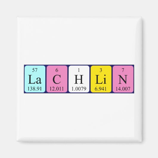 Lachlin-Periodenmagnet Magnet (Vorne)