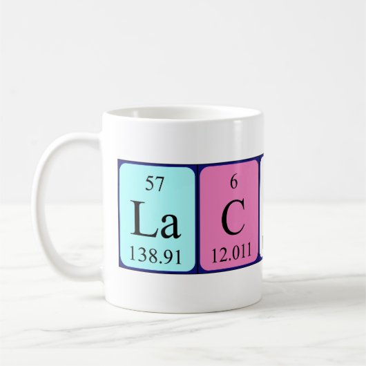 Lachlin Periodenname Tasse (Links)