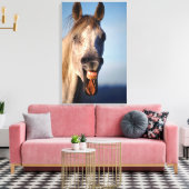 Lachpferd Leinwanddruck (Insitu (Wohnzimmer))