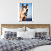 Lachpferd Leinwanddruck (Insitu (Schlafzimmer))