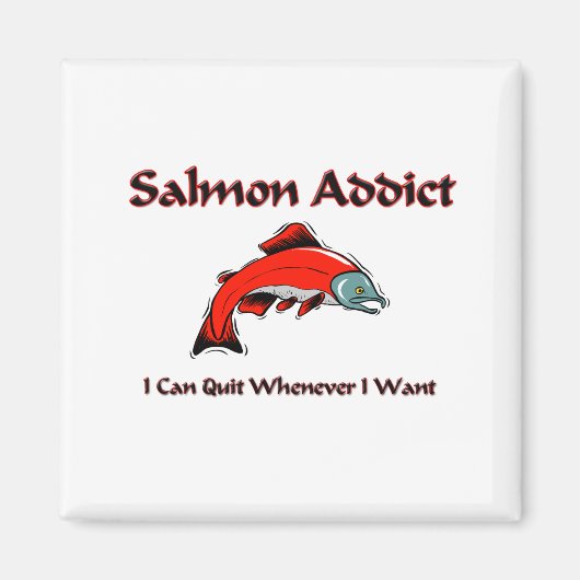 Lachs Addict Magnet (Vorne)
