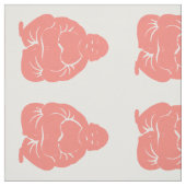 Lachs Asian Moods Buddah Boys - Große Maßstäbe Stoff (Muster)