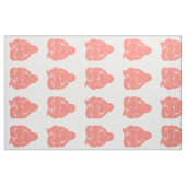 Lachs Asian Moods Buddah Boys - Große Maßstäbe Stoff (Fat Quarter (45,7 x 55,9 cm))