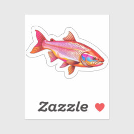 Lachs aufkleber