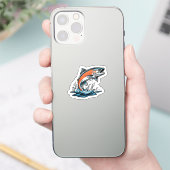 Lachs  aufkleber (Telefon)