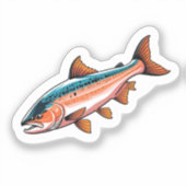 Lachs  aufkleber (Vorderseite)