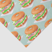 Lachs Bagels Seidenpapier (Detail)