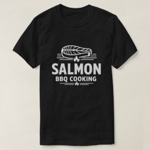 Lachs BBQ Kochen Meeresfrüchte Grill T-Shirt
