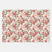 Lachs Berry Geschenkpapier Set (Vorderseite 3)