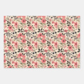 Lachs Berry Geschenkpapier Set (Vorderseite 2)