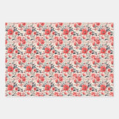 Lachs Berry Geschenkpapier Set (Vorderseite)