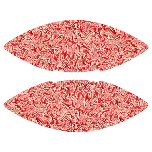 Lachs bis rote Farbtöne, mit Schatten strukturiert Football (Paneele)