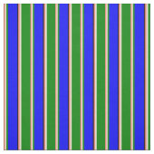 Lachs, Bisque, Green, Blue & Black Linse Muster Stoff (Muster)