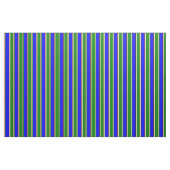 Lachs, Bisque, Green, Blue & Black Linse Muster Stoff (Fat Quarter (45,7 x 55,9 cm))