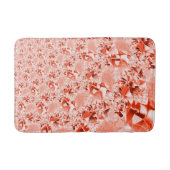 Lachs, blass bis rot, hell und verdreht badematte (Vorderseite)