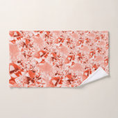 Lachs, blass bis rot, hell und verdreht badhandtuch set (Handtuch)