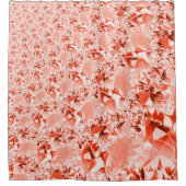 Lachs, blass bis rot, hell und verdreht duschvorhang (Vorderseite)