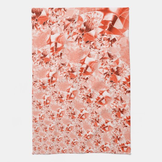 Lachs, blass bis rot, hell und verdreht geschirrtuch (Vertikal)