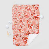 Lachs, blass bis rot, hell und verdreht golfhandtuch (Insitu)