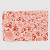 Lachs, blass bis rot, hell und verdreht golfhandtuch (Horizontal)