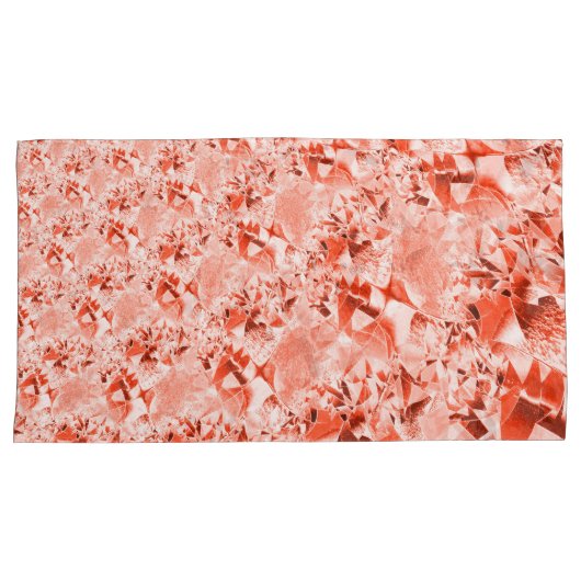 Lachs, blass bis rot, hell und verdreht kissenbezug (Vorderseite-Rechts)