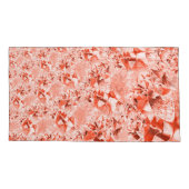 Lachs, blass bis rot, hell und verdreht kissenbezug (Rückseite-Links)