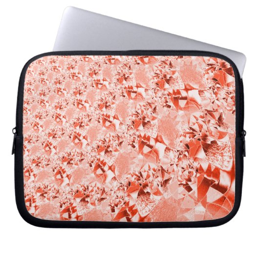 Lachs, blass bis rot, hell und verdreht laptopschutzhülle (Vorderseite)