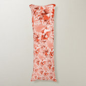 Lachs, blass bis rot, hell und verdreht seitenschläferkissen (Vorderseite Vertikal)