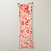 Lachs, blass bis rot, hell und verdreht seitenschläferkissen (Rückseite (Vertikal))