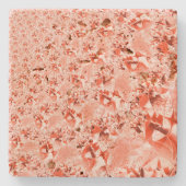 Lachs, blass bis rot, hell und verdreht steinuntersetzer (Vorderseite)