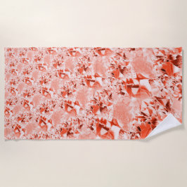 Lachs, blass bis rot, hell und verdreht strandtuch