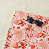 Lachs, blass bis rot, hell und verdreht strandtuch (Beispiel)