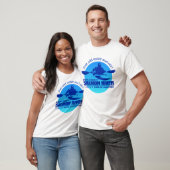 Lachs (blau) T-Shirt (Unisex)
